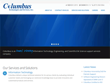 Tablet Screenshot of columbususa.com